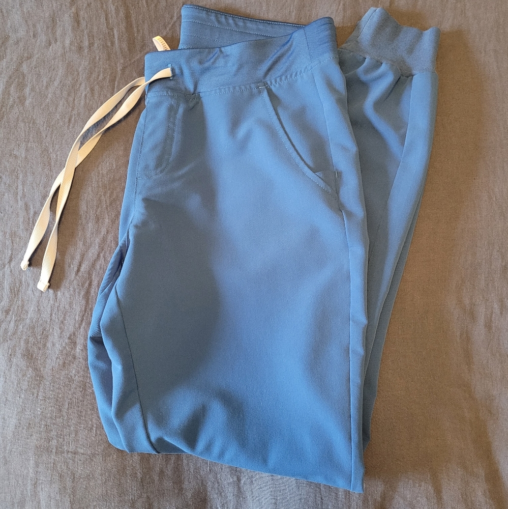 Figs Women's Royal Blue Zamora Jogger Scrub Pants Medium Tall